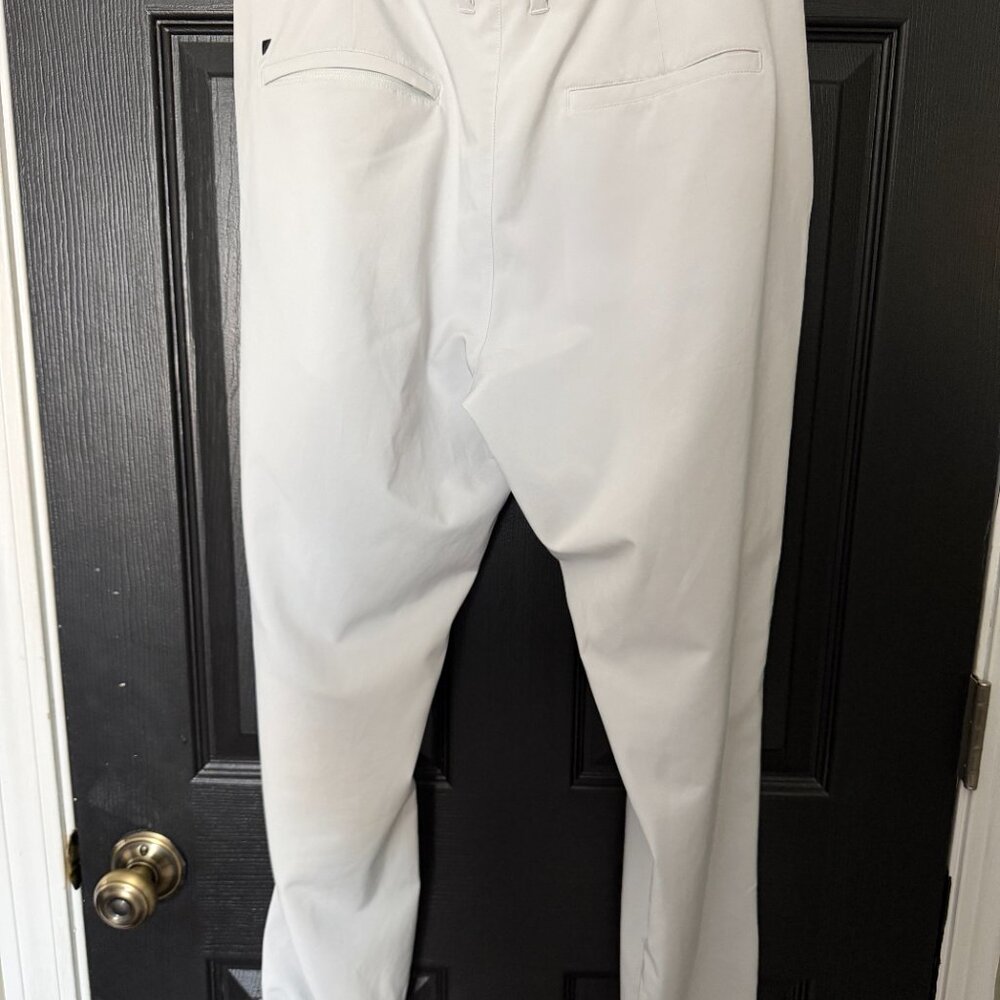 Mens Primo Golf Pants Light Gray Straight Leg Regular Fit Size 34 - Picture 3 of 5